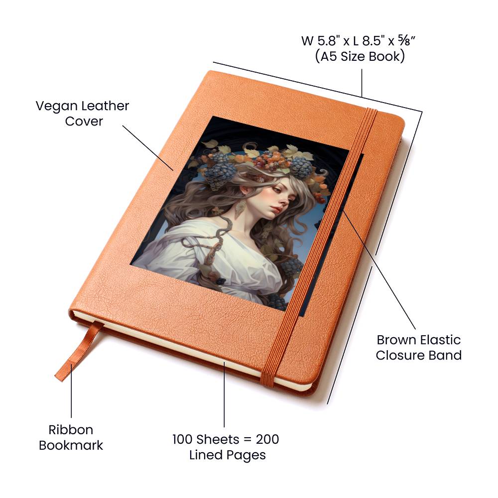 Goddess 033 - Vegan Leather Journal