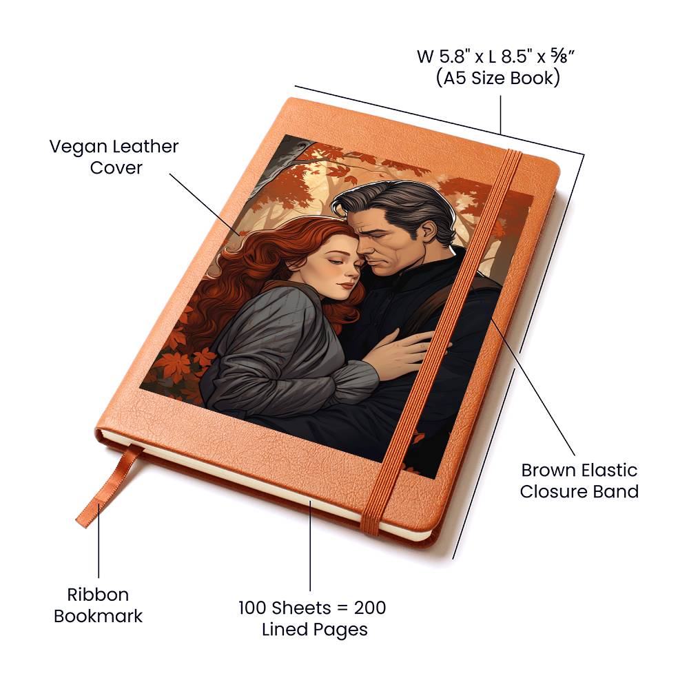 Valentine's Day Art 041 - Vegan Leather Journal