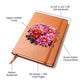 Floral Flower Wreath 143 - Vegan Leather Journal