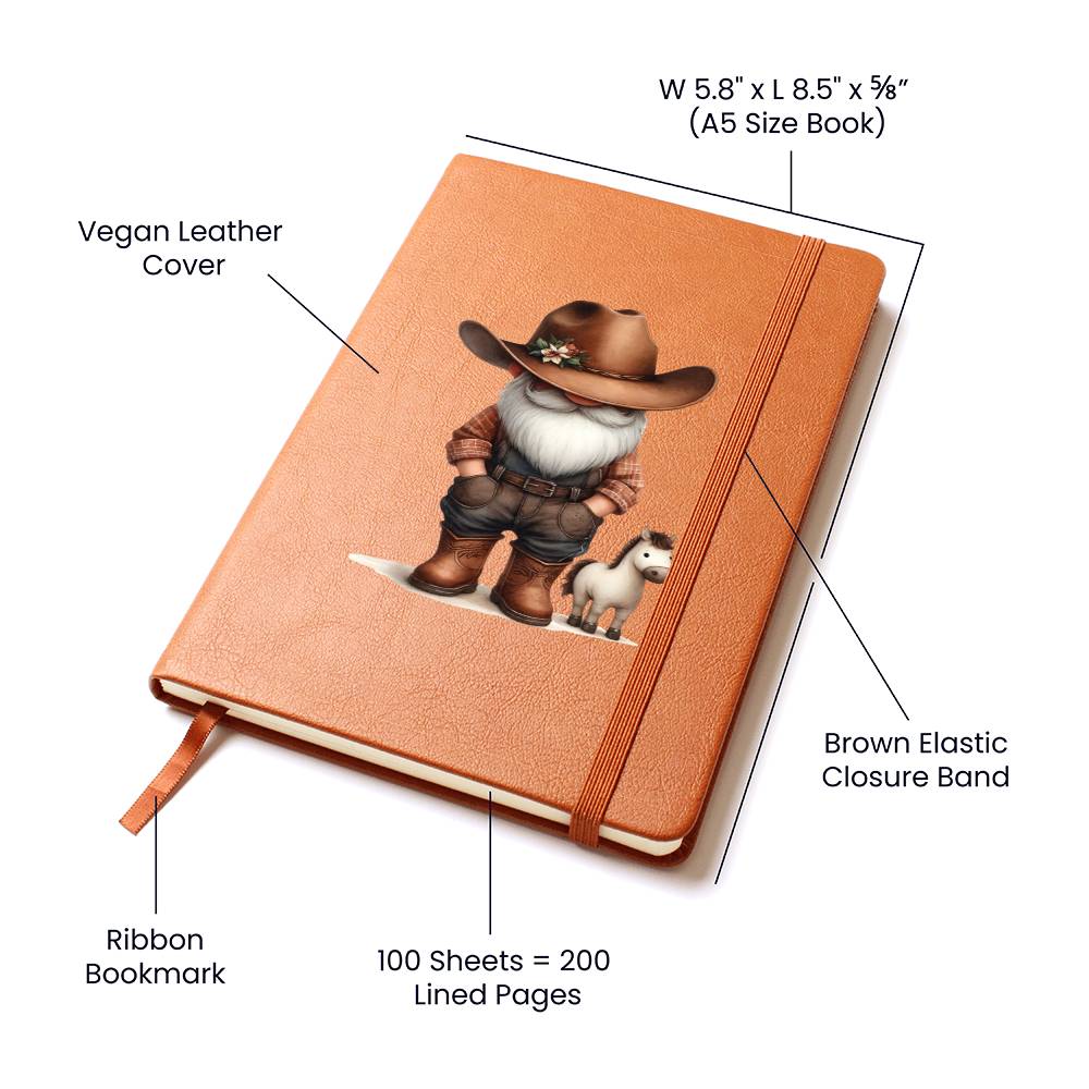 Gnome 0479 - Vegan Leather Journal