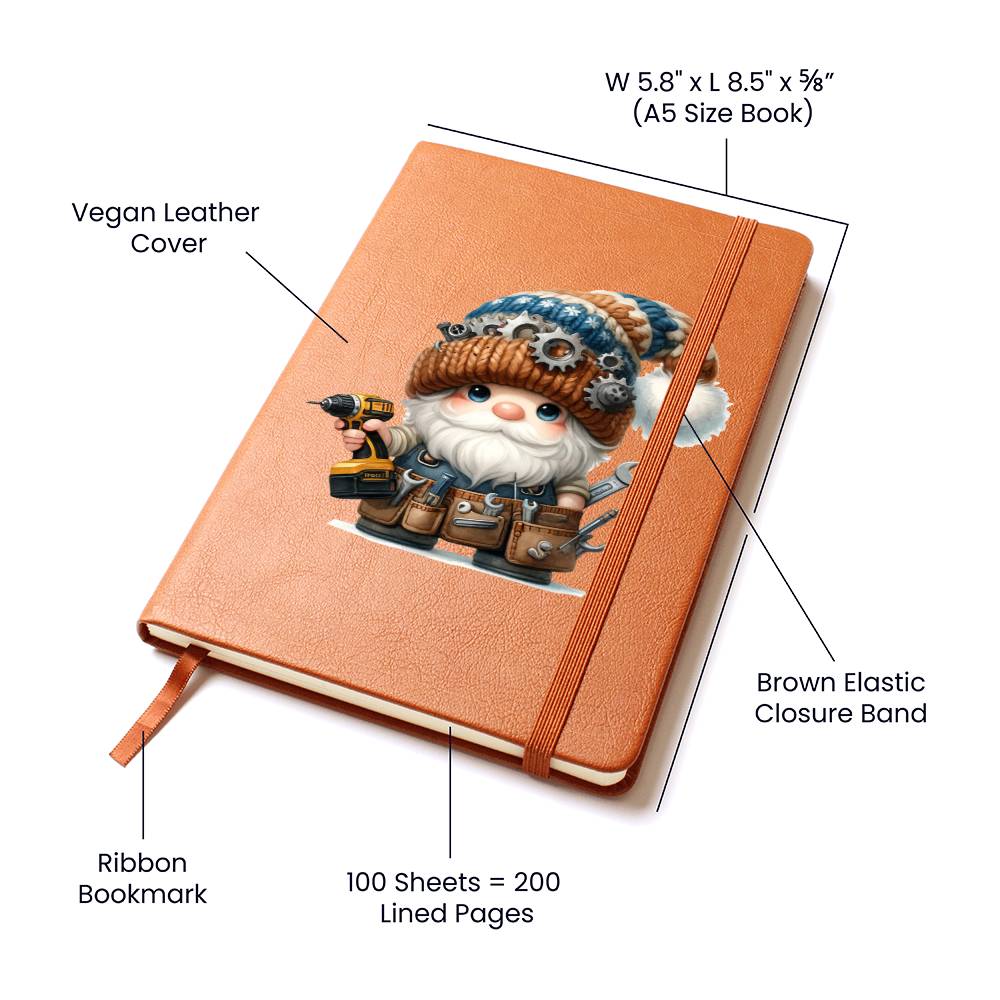 Gnome 0558 - Vegan Leather Journal