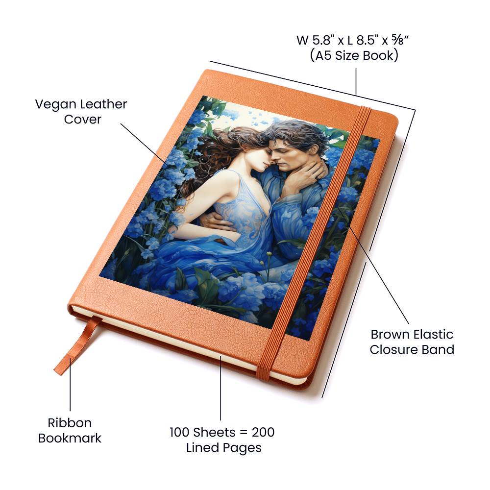 Valentine's Day Art 195 - Vegan Leather Journal