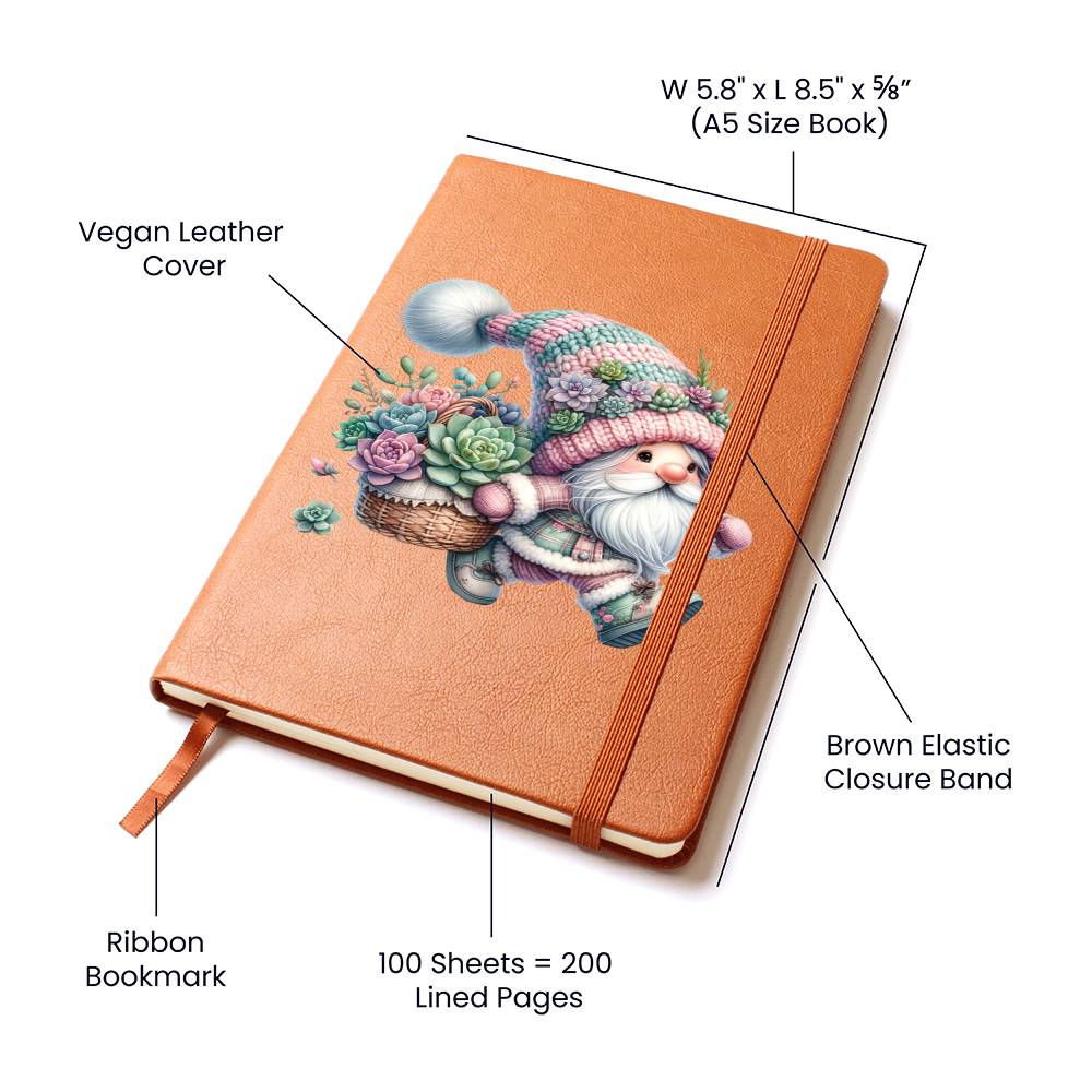 Gnome 1329 - Vegan Leather Journal