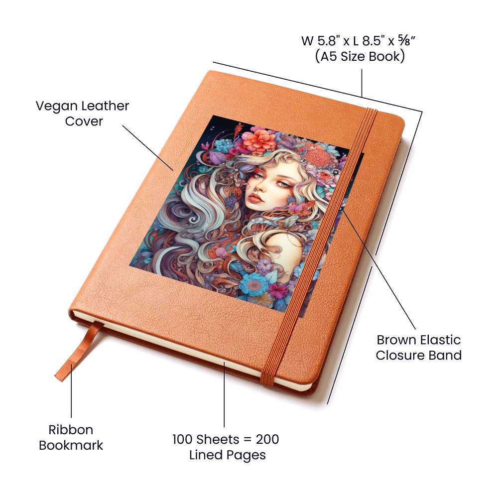 Goddess 027 - Vegan Leather Journal