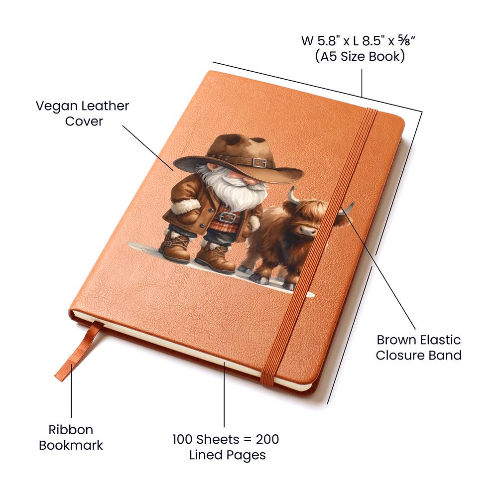 Gnome 0472 - Vegan Leather Journal