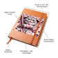 Valentine's Day Cat And Zipper 019 - Vegan Leather Journal