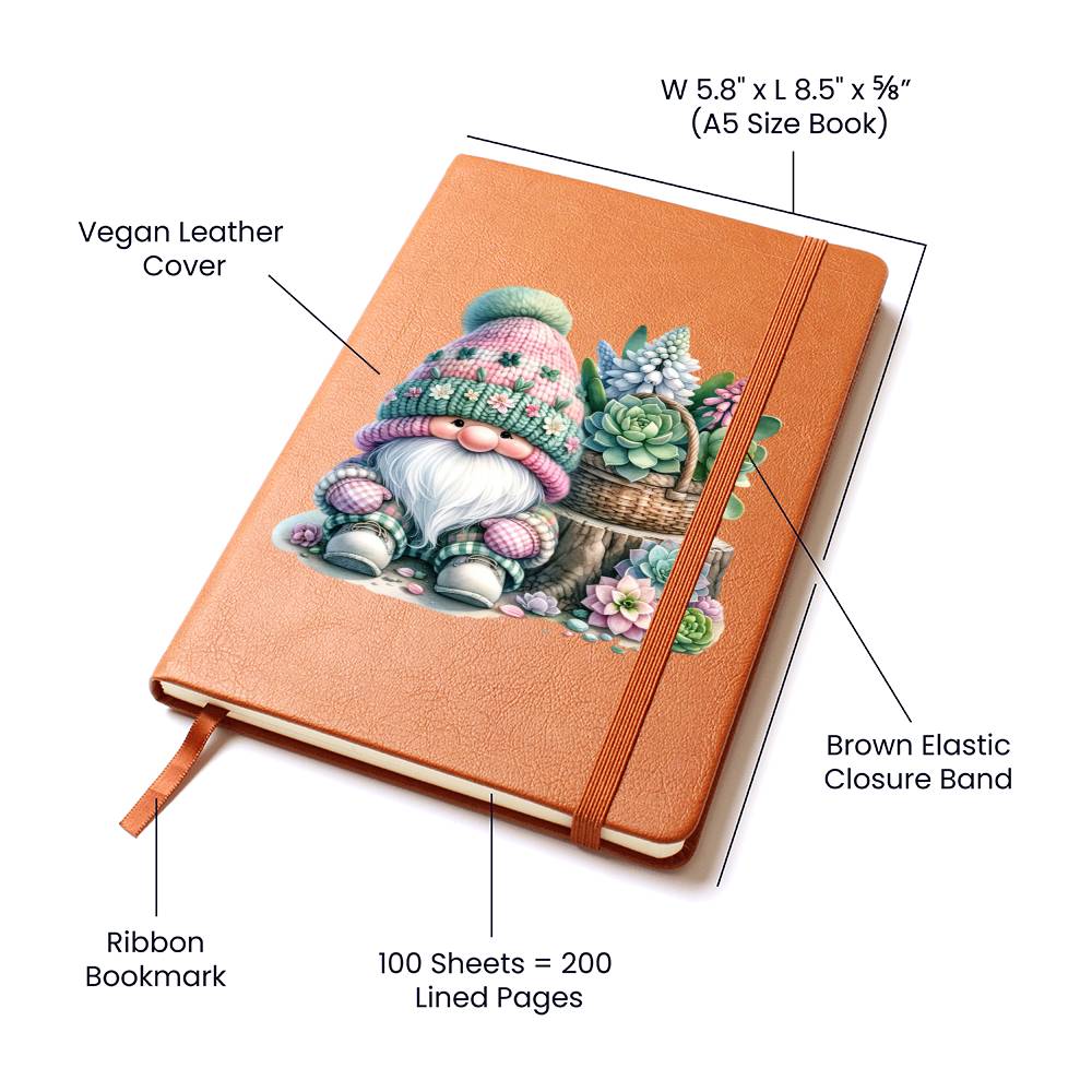 Gnome 1263 - Vegan Leather Journal