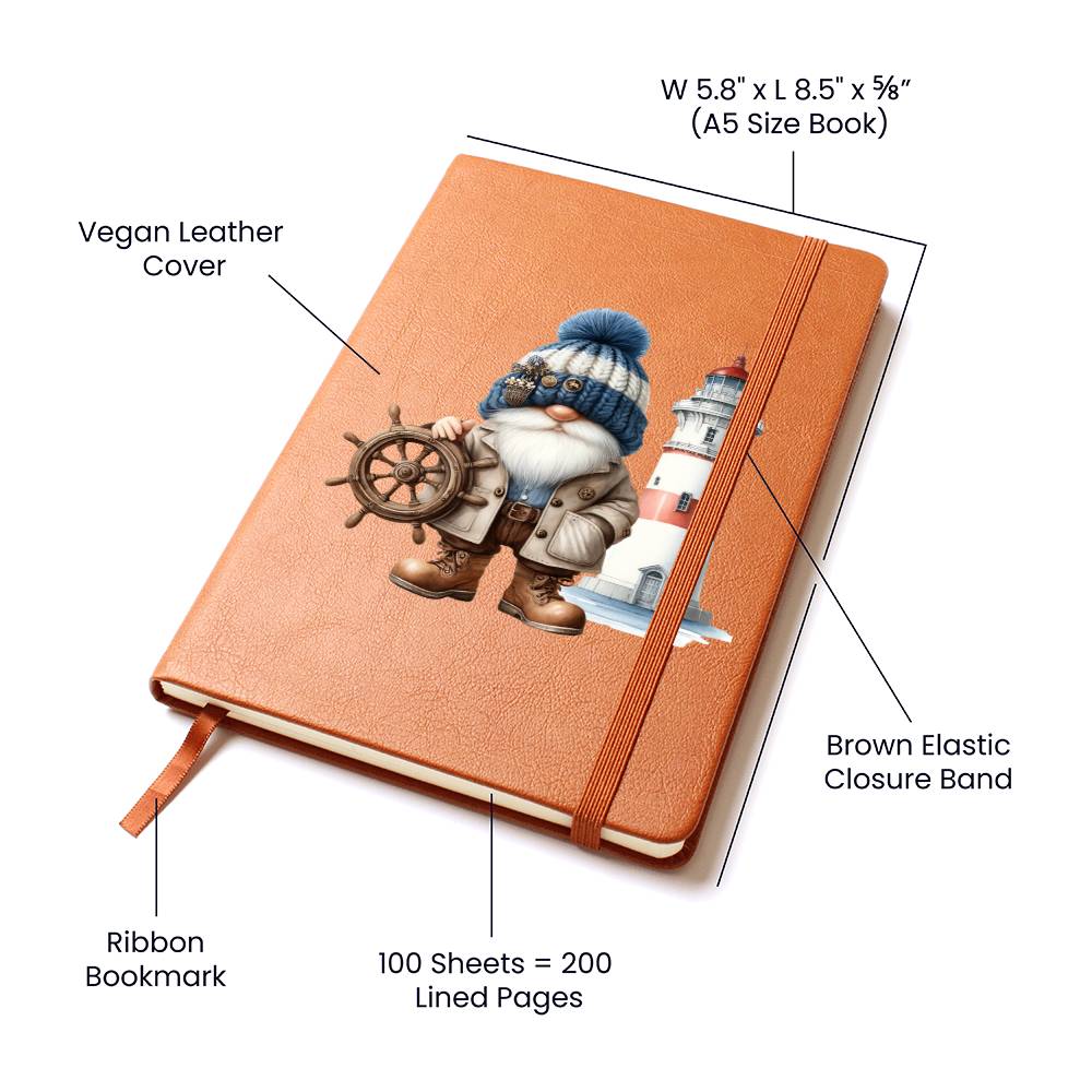 Gnome 0489 - Vegan Leather Journal
