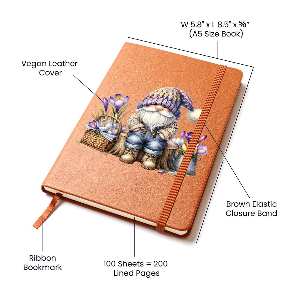 Gnome 0823 - Vegan Leather Journal