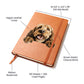 Otterhound Peeking - Vegan Leather Journal