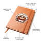 Cute Tamarin sticker 187 - Vegan Leather Journal