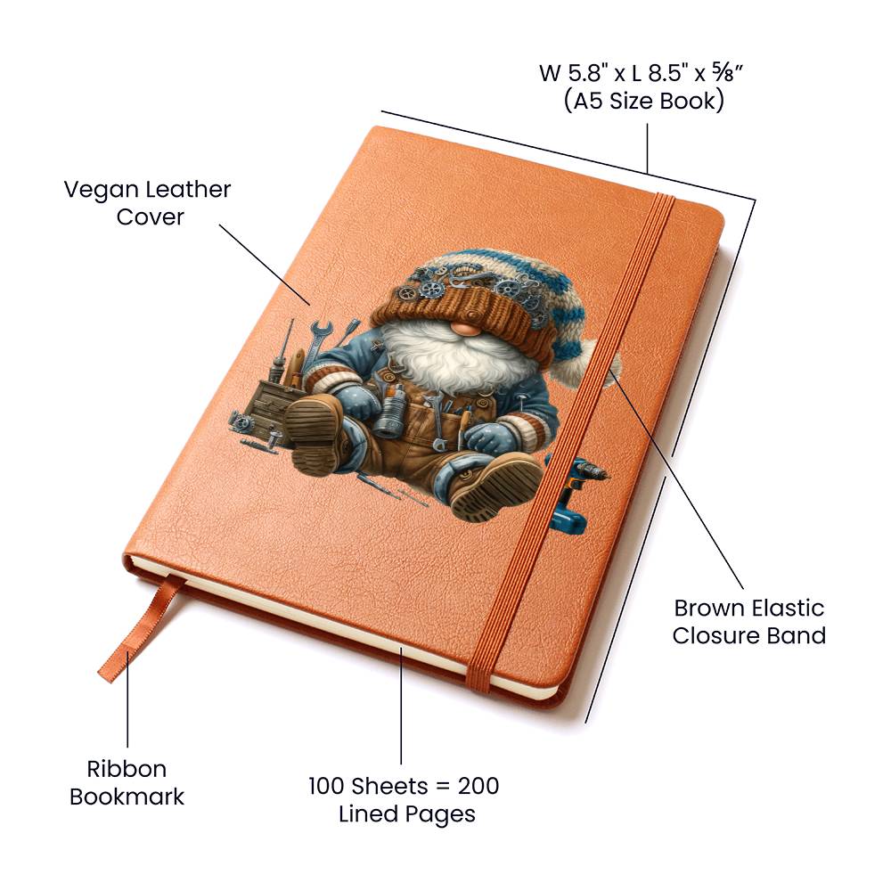 Gnome 0573 - Vegan Leather Journal