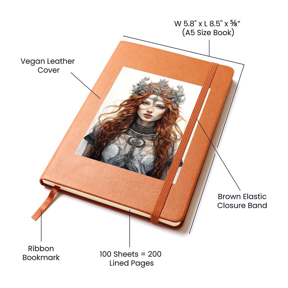 Goddess 091 - Vegan Leather Journal