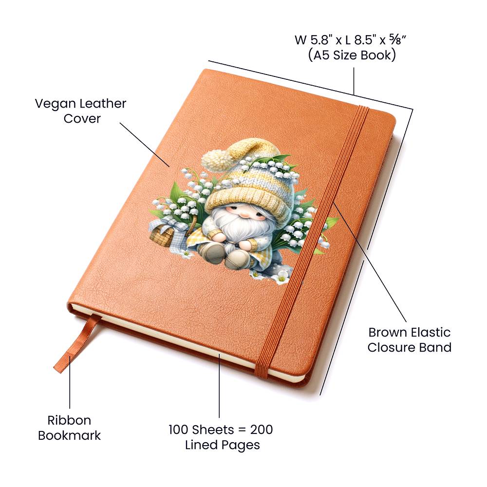 Gnome 0871 - Vegan Leather Journal