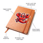 Cute Lobster sticker 88 - Vegan Leather Journal
