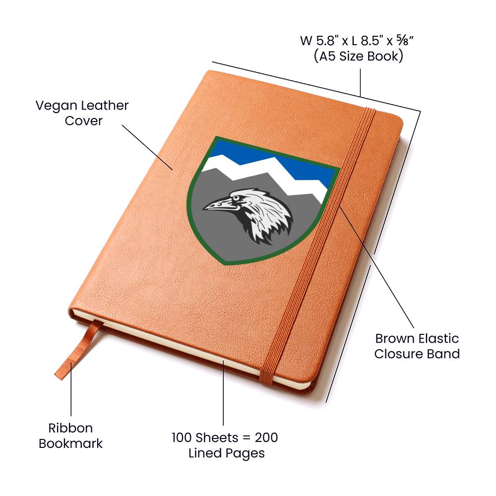 109th Mountain Assault Battalion (Ukraine) - Vegan Leather Journal