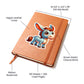 Cute Donkey sticker 40 - Vegan Leather Journal
