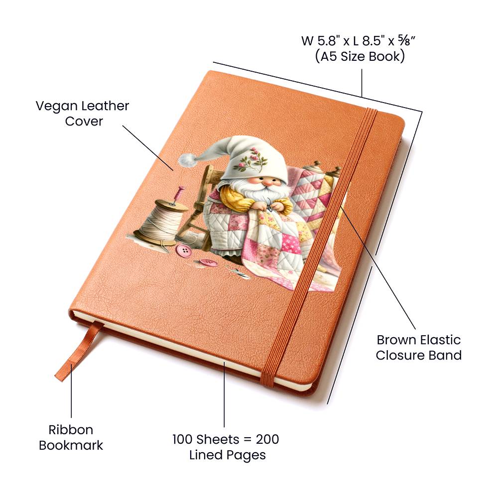 Gnome 1242 - Vegan Leather Journal