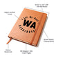 Heart In Washington v01 - Vegan Leather Journal