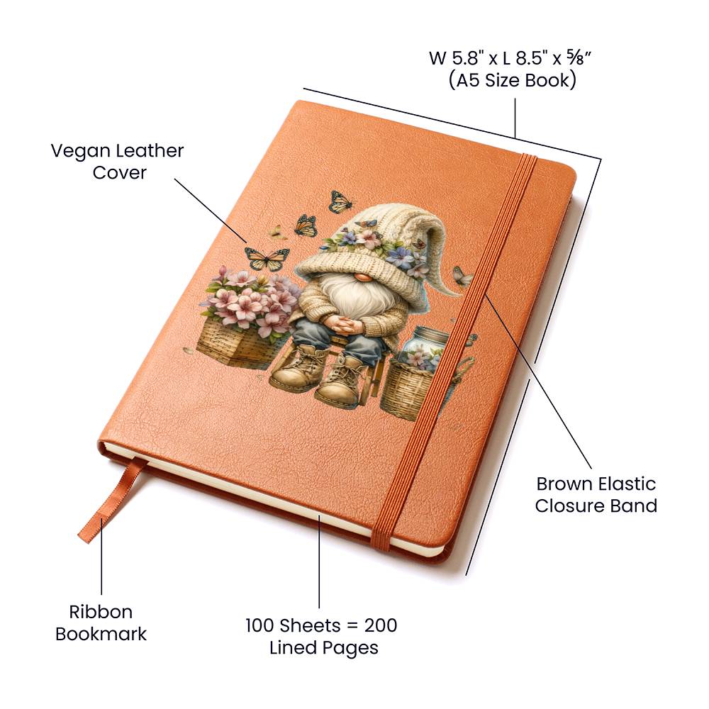 Gnome 1278 - Vegan Leather Journal