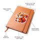 Cute Squirrel sticker 179 - Vegan Leather Journal