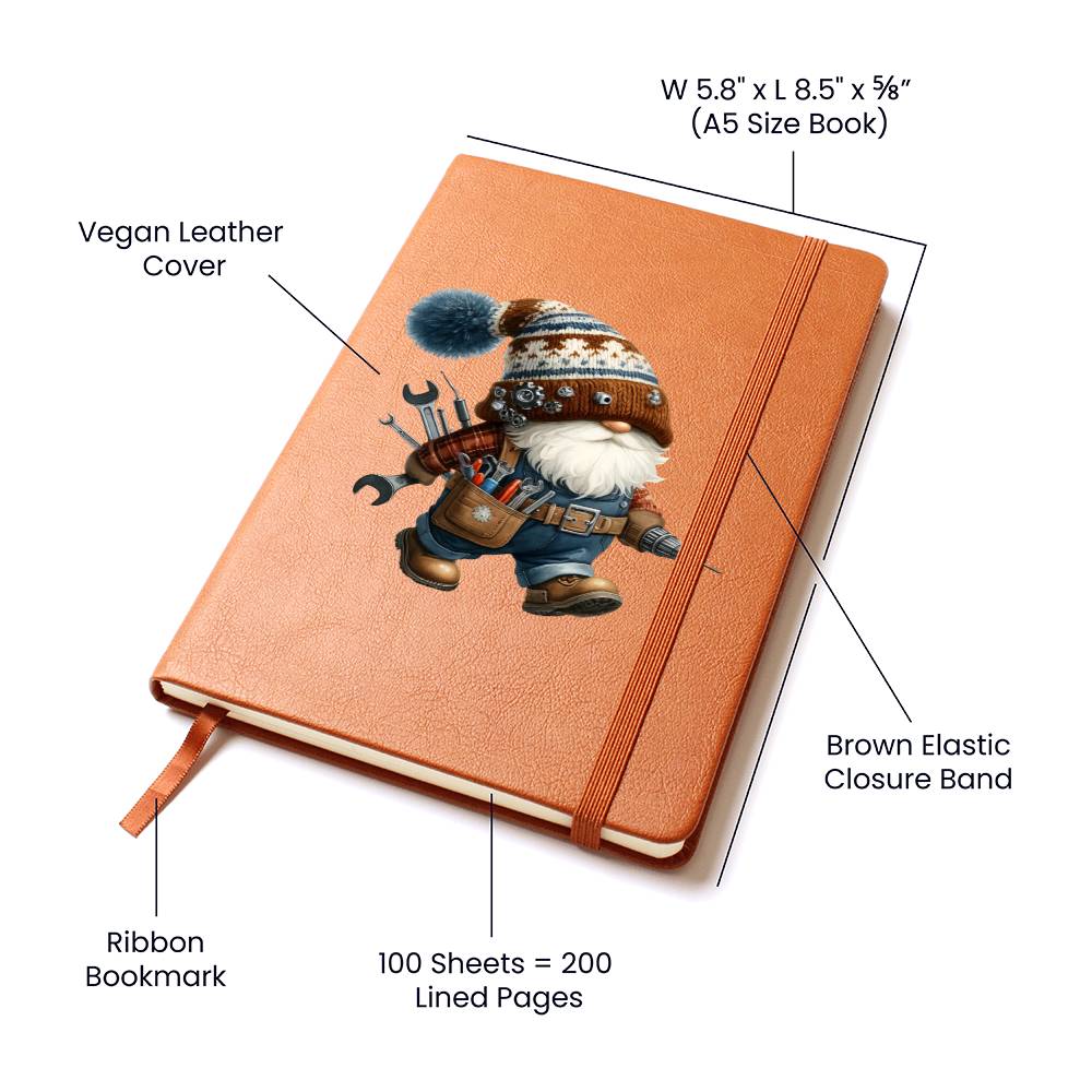 Gnome 0569 - Vegan Leather Journal