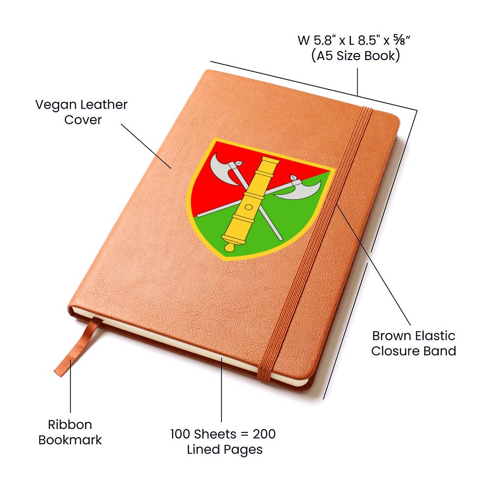 26th Artillery Brigade (Ukraine) - Vegan Leather Journal