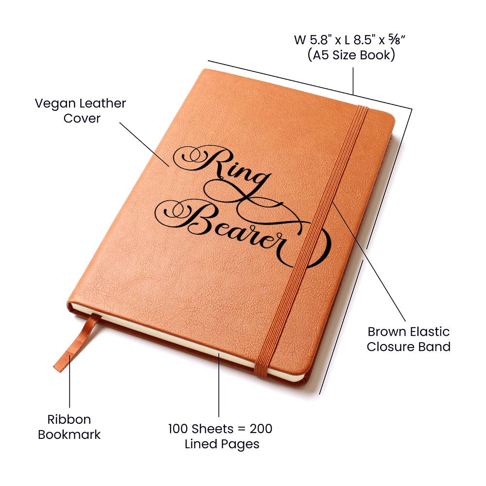 Ring Bearer - Vegan Leather Journal