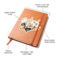 Luxury Wedding Decor Sticker 003 - Vegan Leather Journal