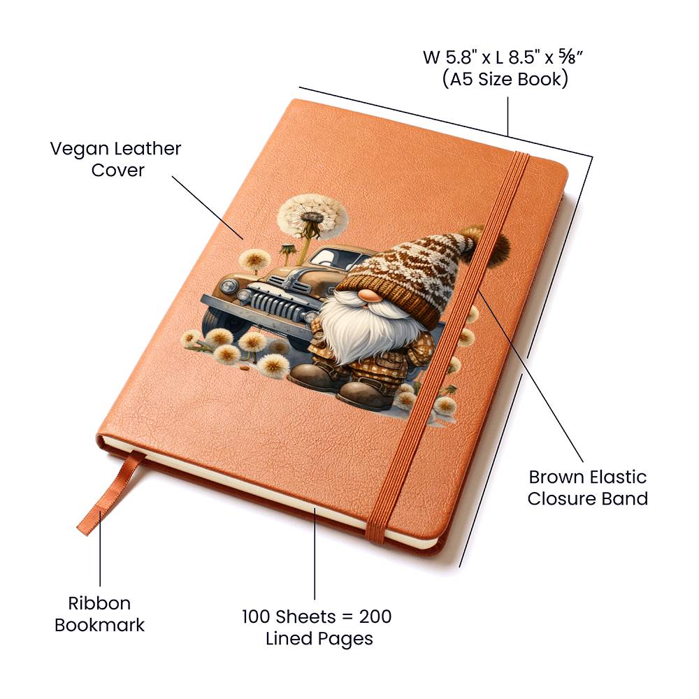 Gnome 0099 - Vegan Leather Journal