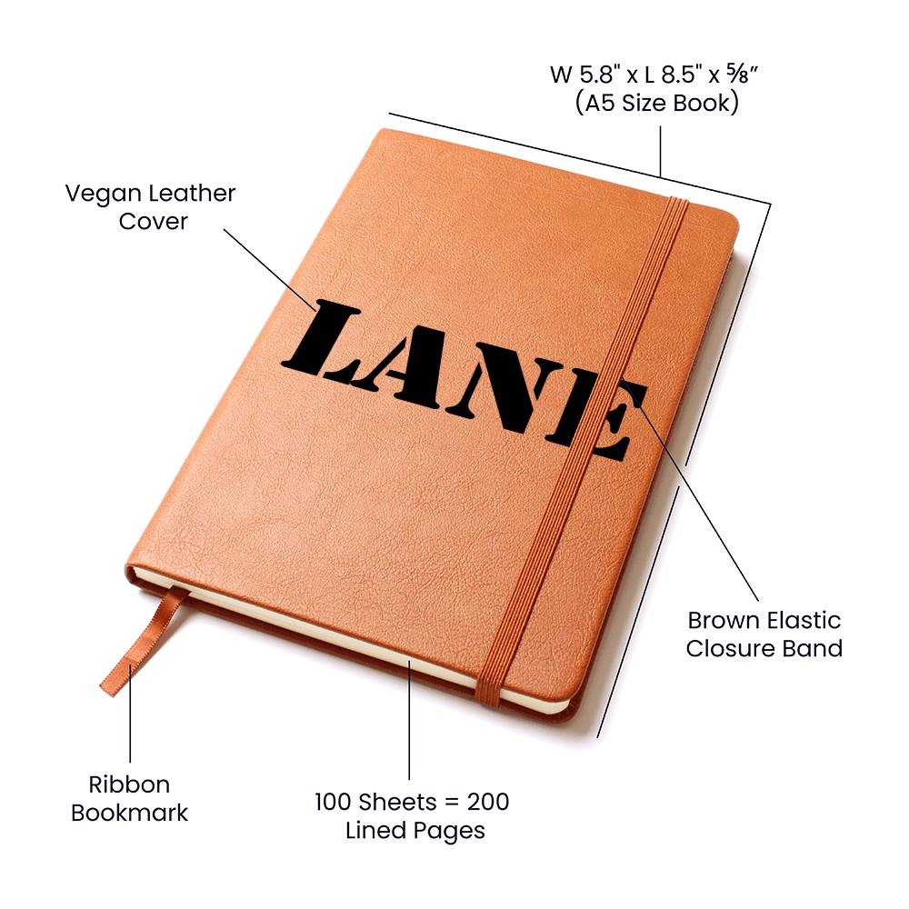 Lane - Vegan Leather Journal