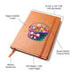 Cute Halloween Sticker 002 - Vegan Leather Journal
