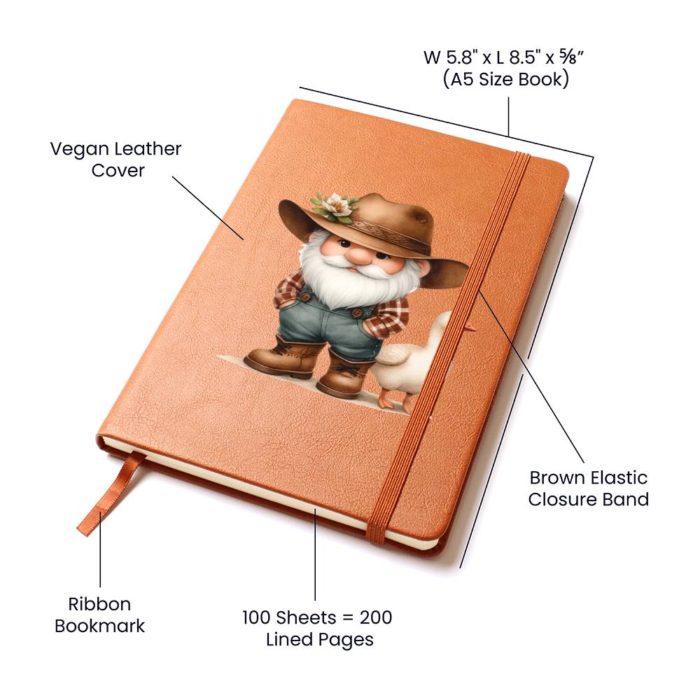 Gnome 0485 - Vegan Leather Journal