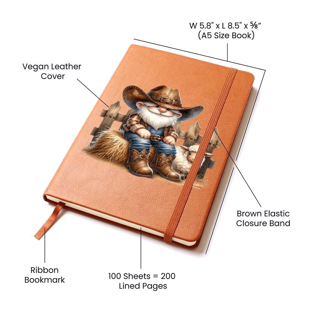 Gnome 0554 - Vegan Leather Journal