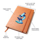Cute Back to School Sticker 055 - Vegan Leather Journal
