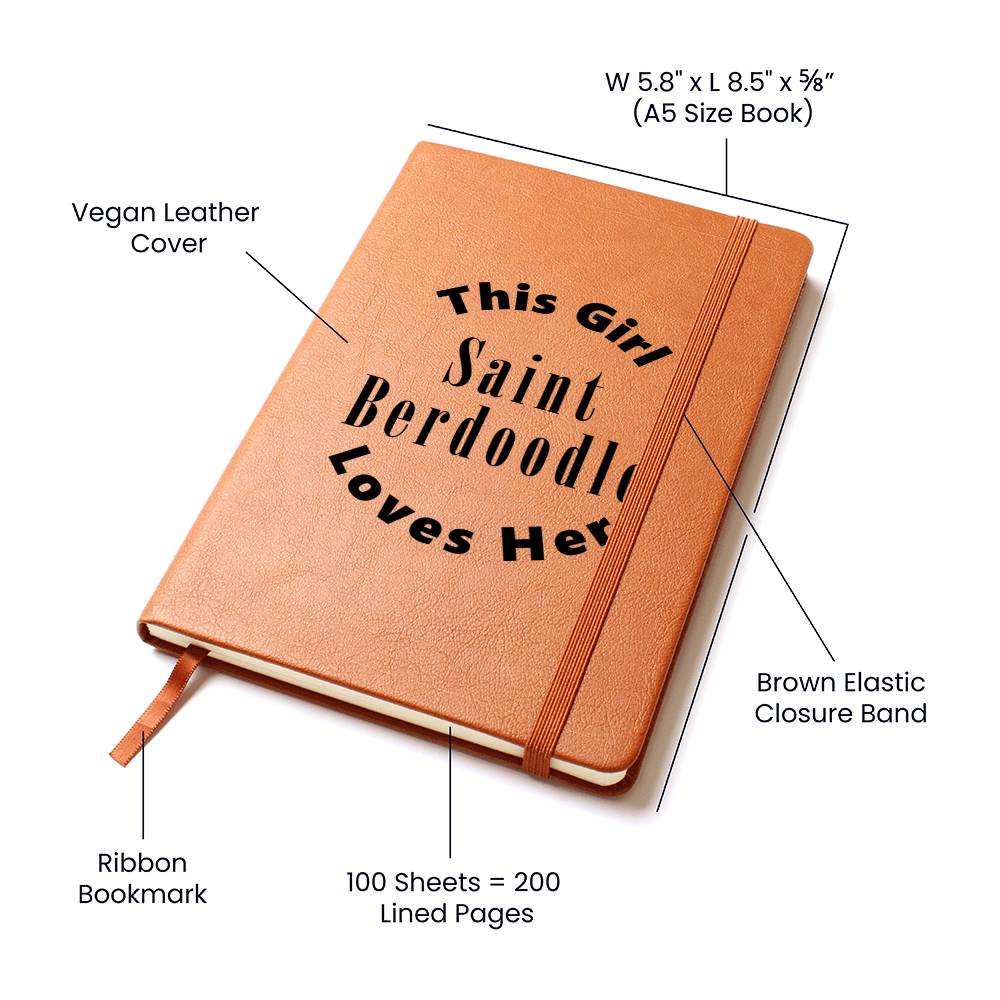 Saint Berdoodle v2 - Vegan Leather Journal