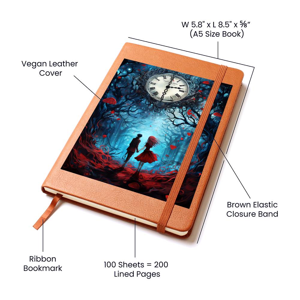 Valentine's Day Art 272 - Vegan Leather Journal