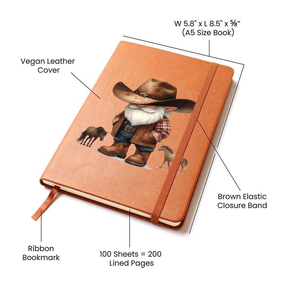 Gnome 0471 - Vegan Leather Journal
