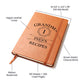 Grandma Ines's Recipes - Vegan Leather Journal