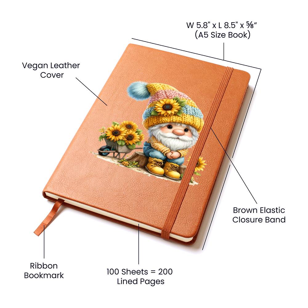 Gnome 0169 - Vegan Leather Journal
