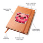 Cute Pig sticker 125 - Vegan Leather Journal