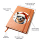 Christmas Dog - Australian Cattle Dog - Vegan Leather Journal