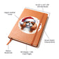 Christmas Dog - Cavalier King Charles Spaniel - Vegan Leather Journal