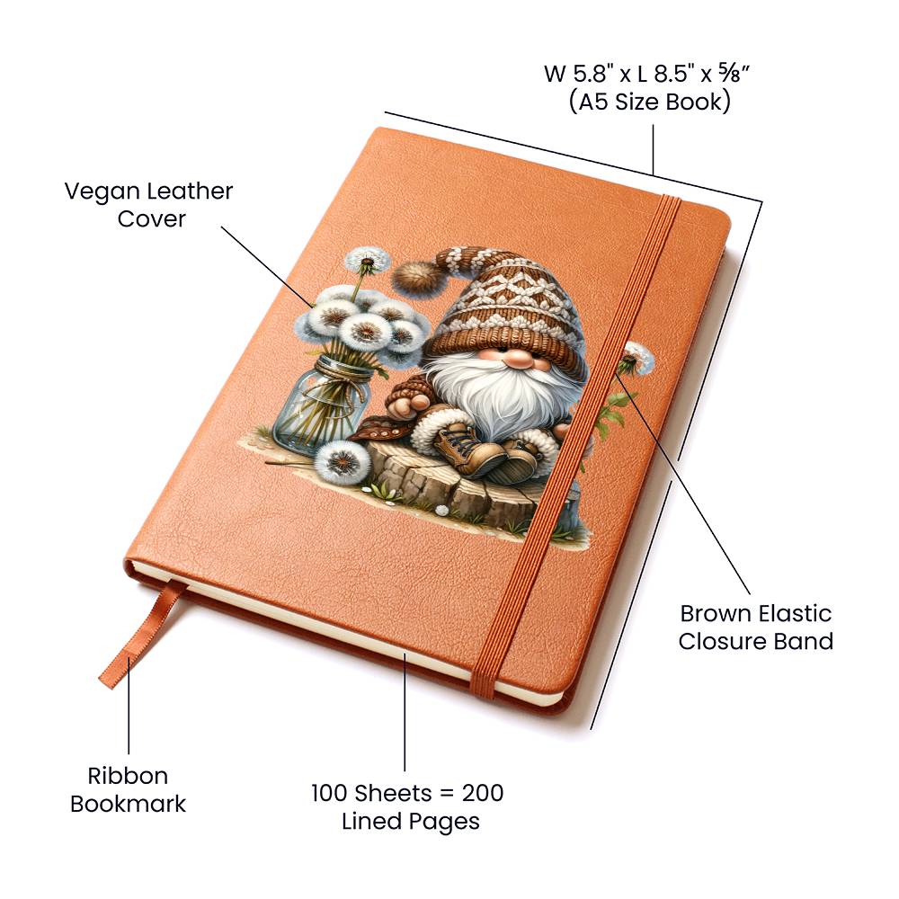 Gnome 0864 - Vegan Leather Journal