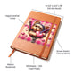 Valentine's Day Dog And Zipper 031 - Vegan Leather Journal