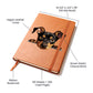 German Pinscher Peeking - Vegan Leather Journal