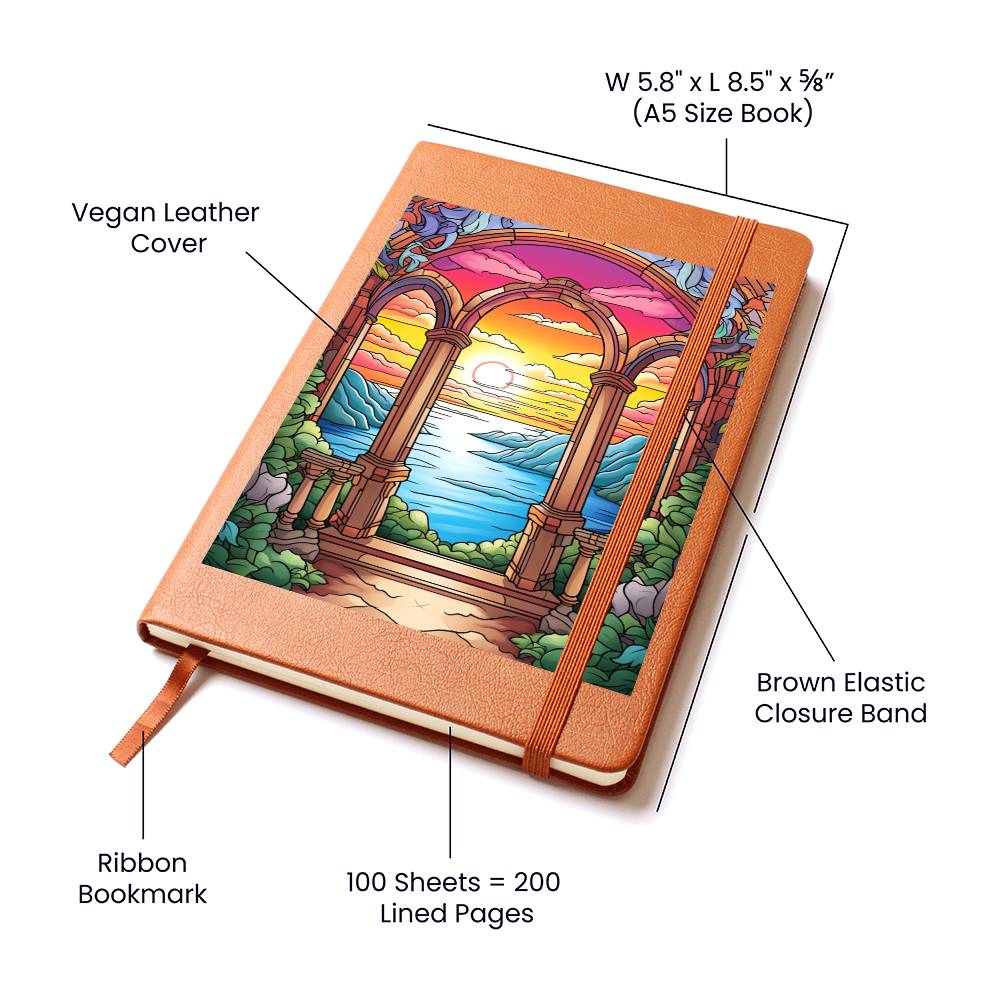 Minimalist BOHO Art 110 - Vegan Leather Journal