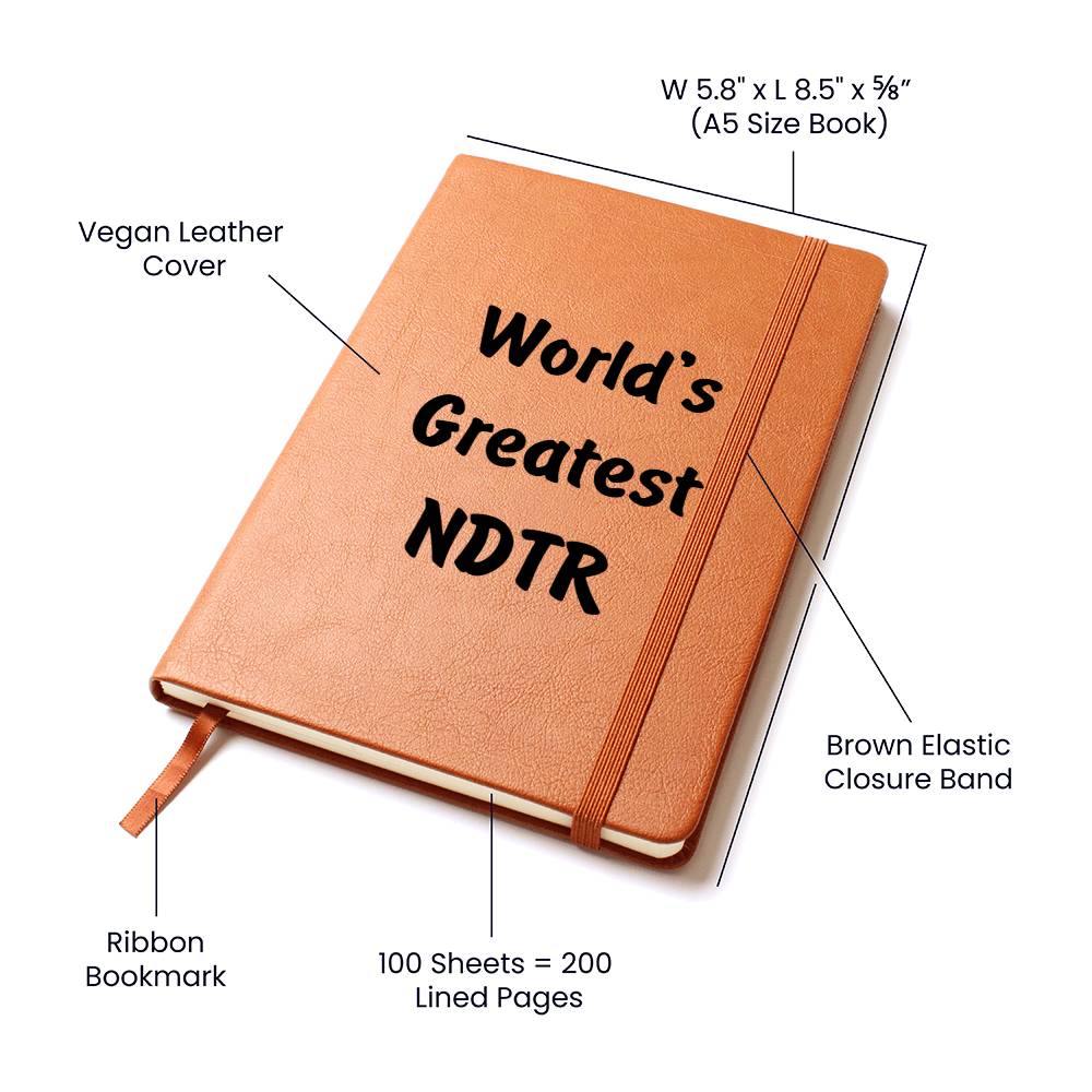 World's Greatest NDTR v1 - Vegan Leather Journal