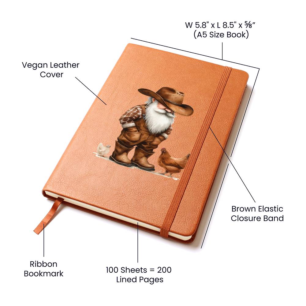 Gnome 0462 - Vegan Leather Journal