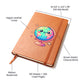 Cute Back to School Sticker 109 - Vegan Leather Journal